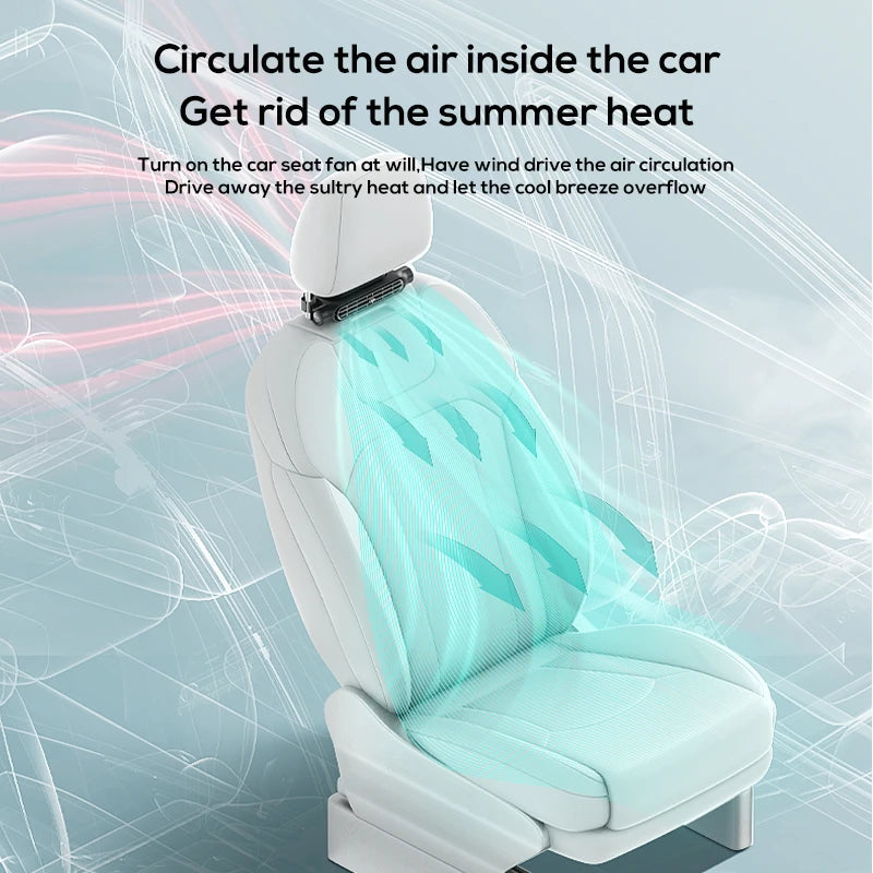 Ventilateur de siege de voiture portable