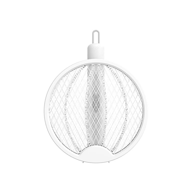 Raquette anti-moustique qui fait 3 en 1, tapette à moustique murale, pliable et lumière anti-moustique