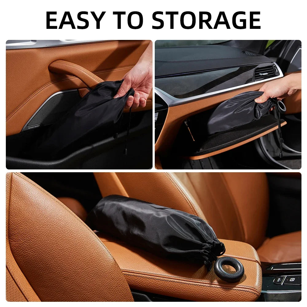 Car Sunshade Windshield Window Umbrella Foldable Sun Shade Front Cover Block Heat Portable Protector Parasol Auto Model Shades