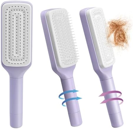 1/2pcs brosses rotatable auto-nétoyants