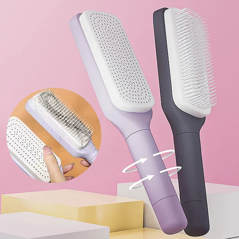 1/2pcs brosses rotatable auto-nétoyants