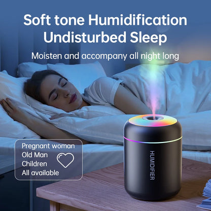 Humidificateur d'air 180 ml, diffuseur de parfum