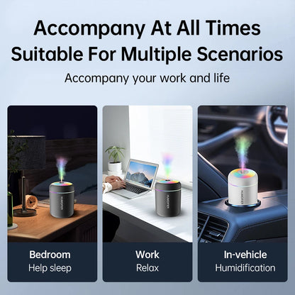 Humidificateur d'air 180 ml, diffuseur de parfum