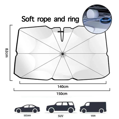 Car Sunshade Windshield Window Umbrella Foldable Sun Shade Front Cover Block Heat Portable Protector Parasol Auto Model Shades