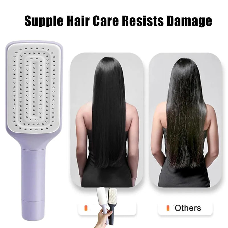 1/2pcs brosses rotatable auto-nétoyants