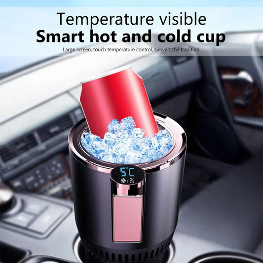 Gobelet pour voiture qui fait 2 en 1, il indique la température de votre boisson et réchauffe ou refroidit votre boisson