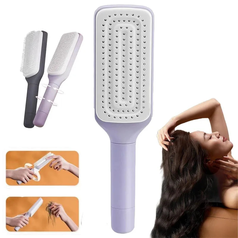 1/2pcs brosses rotatable auto-nétoyants